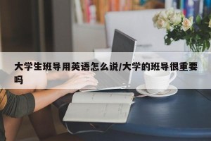 大学生班导用英语怎么说/大学的班导很重要吗